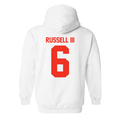 Syracuse - NCAA Men's Basketball : Calvin Russell III - Classic Shersey Hooded Sweatshirt-1