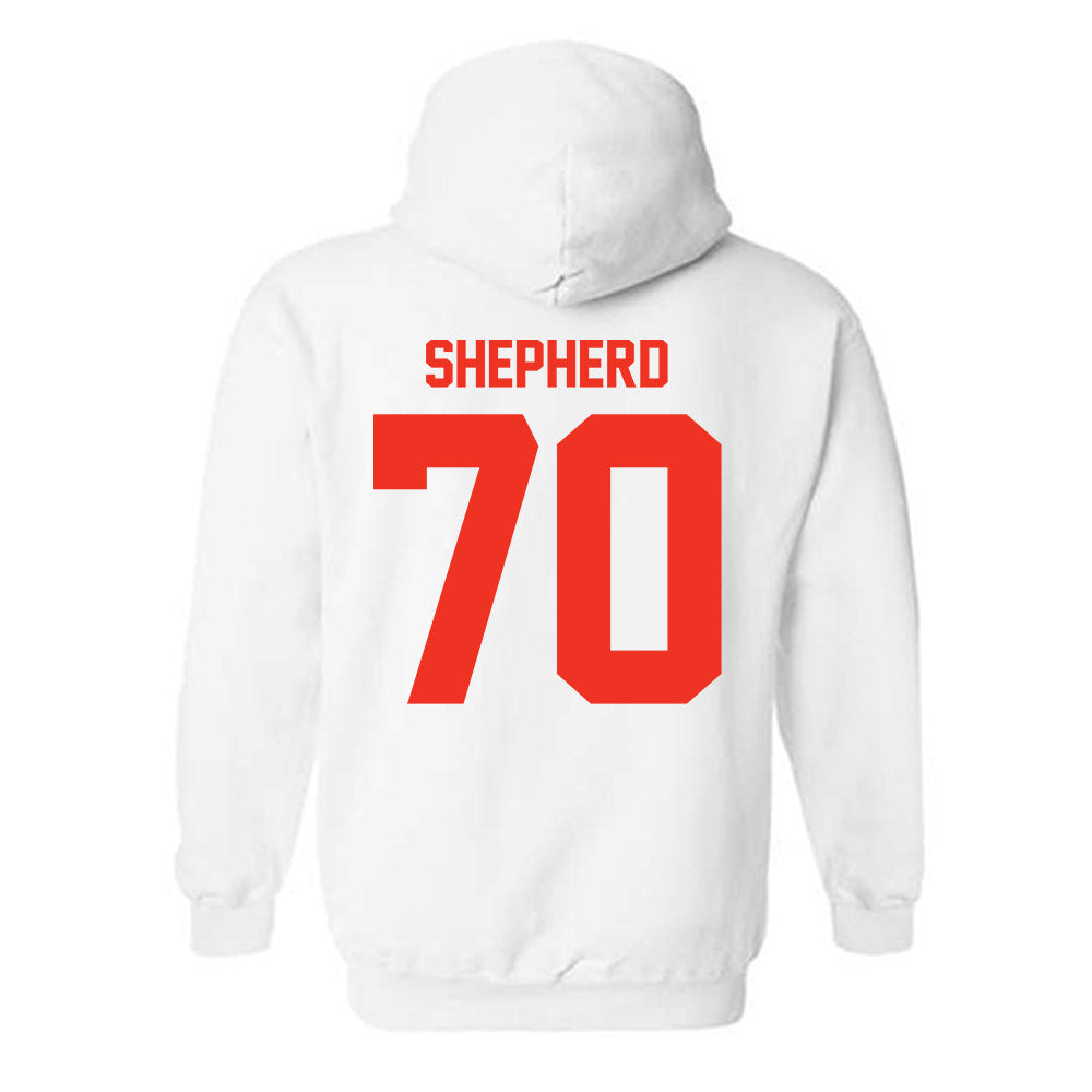Syracuse - NCAA Football : Kardiear Shepherd - Classic Shersey Hooded Sweatshirt-1