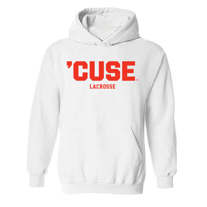 Syracuse - NCAA Men's Lacrosse : John Mullen - Classic Shersey Hooded Sweatshirt-0