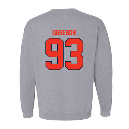 Syracuse - NCAA Football : Nissi Ogbebor - Classic Shersey Crewneck Sweatshirt-1