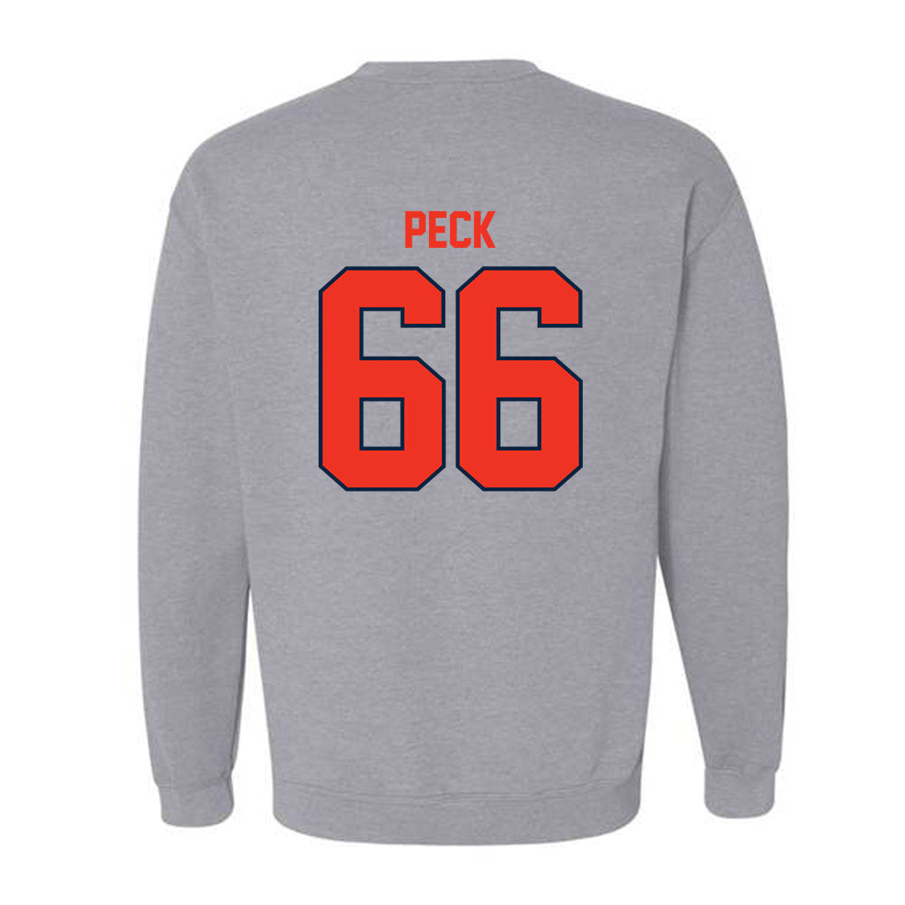 Syracuse - NCAA Men's Lacrosse : Hansen Peck - Classic Shersey Crewneck Sweatshirt-1