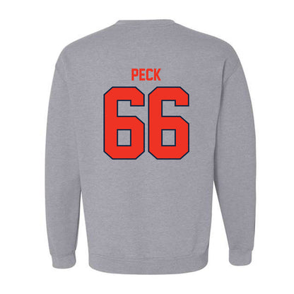 Syracuse - NCAA Men's Lacrosse : Hansen Peck - Classic Shersey Crewneck Sweatshirt-1