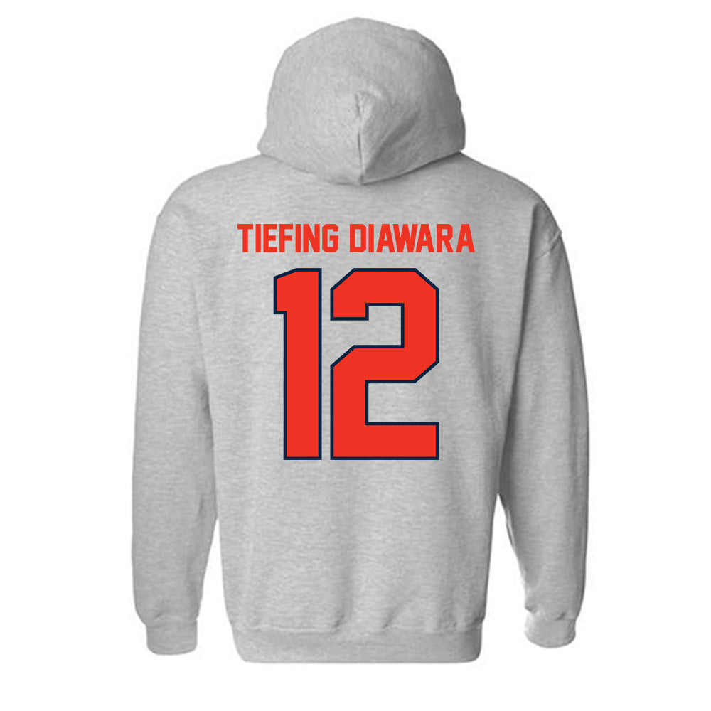 Syracuse - NCAA Men's Basketball : Mahamadoun Tiefing Diawara - Classic Shersey Hooded Sweatshirt-1