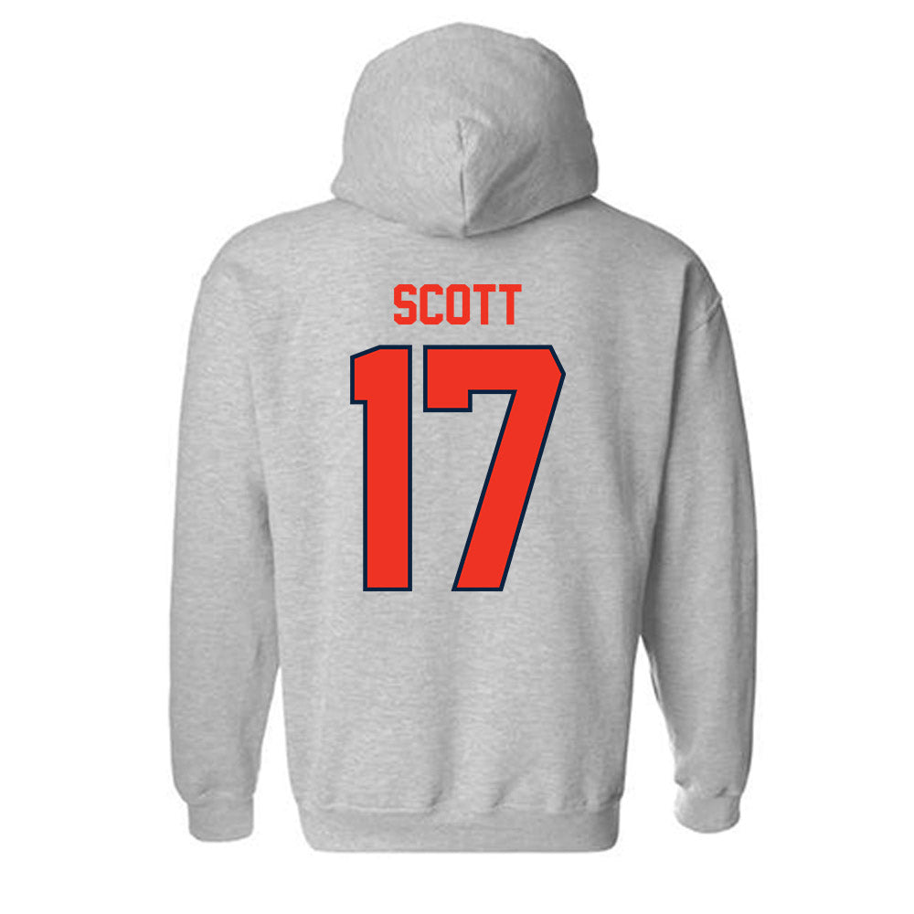 Syracuse - NCAA Men's Lacrosse : Donny Scott - Classic Shersey Hooded Sweatshirt-1