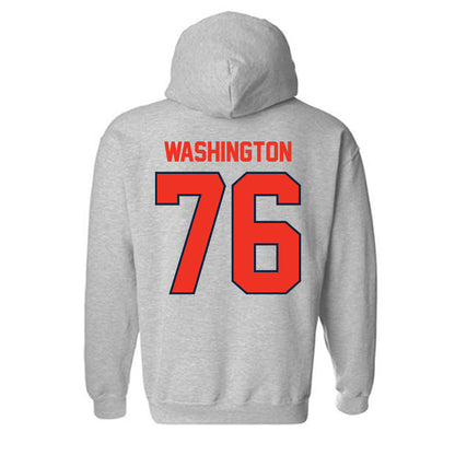 Syracuse - NCAA Football : Byron Washington - Classic Shersey Hooded Sweatshirt-1
