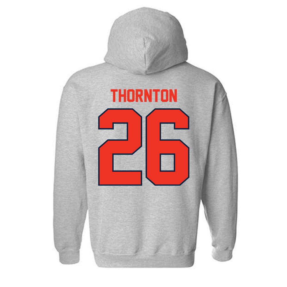 Syracuse - NCAA Women's Lacrosse : Courtney Thornton - Classic Shersey Hooded Sweatshirt-1
