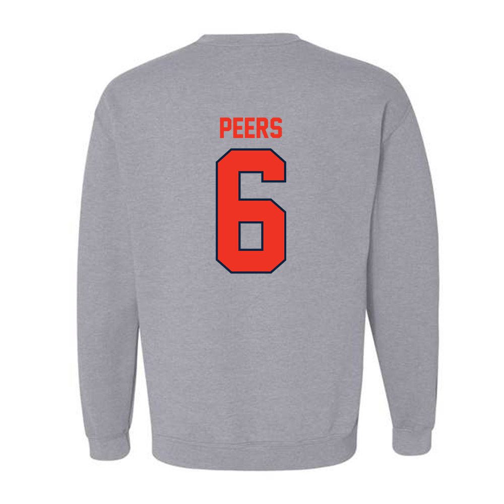 Syracuse - NCAA Women's Lacrosse : Ella Peers - Classic Shersey Crewneck Sweatshirt-1