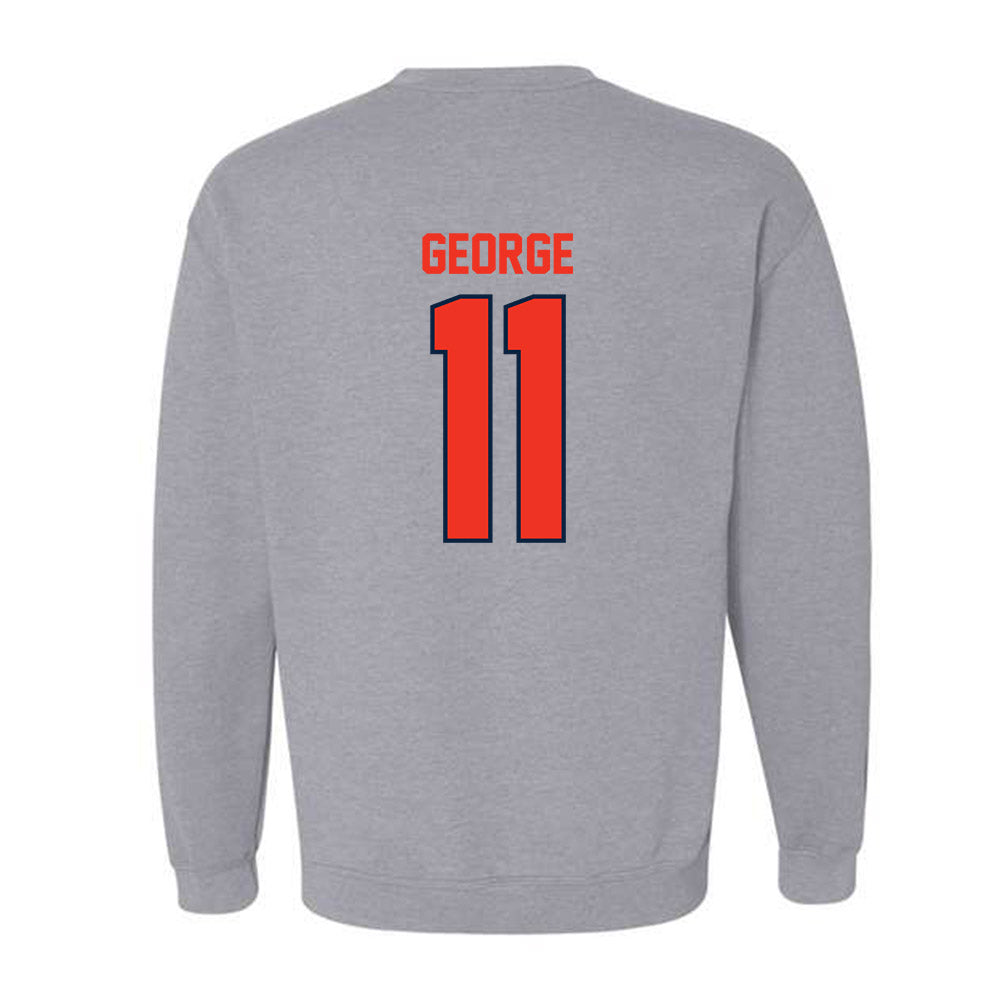 Syracuse - NCAA Men's Basketball : Naithan George - Classic Shersey Crewneck Sweatshirt-1