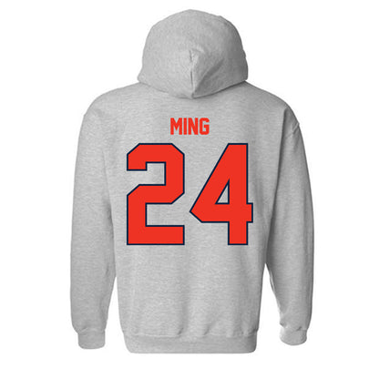 Syracuse - NCAA Men's Soccer : Sachiel Ming - Classic Shersey Hooded Sweatshirt-1