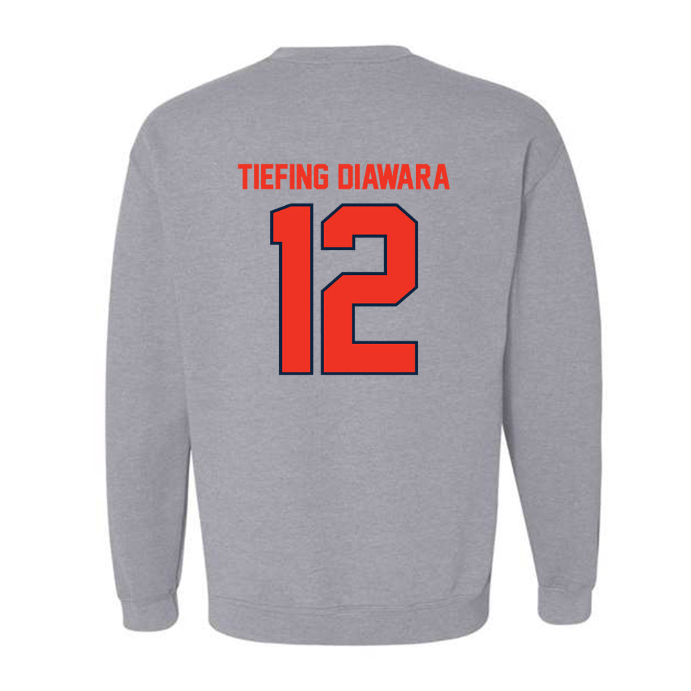 Syracuse - NCAA Men's Basketball : Mahamadoun Tiefing Diawara - Classic Shersey Crewneck Sweatshirt-1