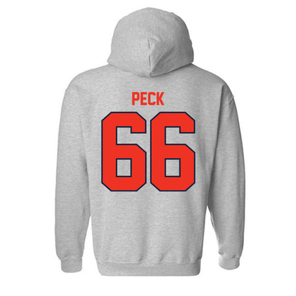 Syracuse - NCAA Men's Lacrosse : Hansen Peck - Classic Shersey Hooded Sweatshirt-1