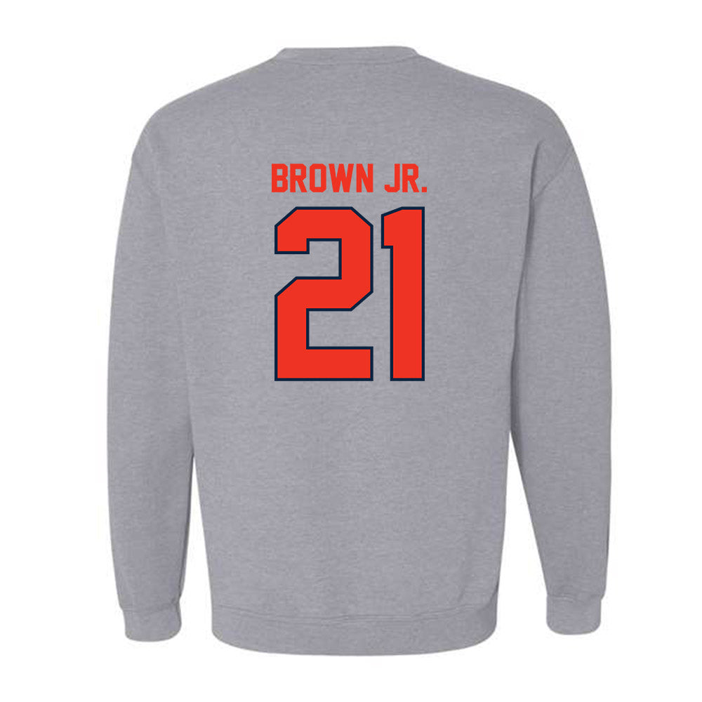Syracuse - NCAA Football : Fran Brown Jr. - Classic Shersey Crewneck Sweatshirt-1