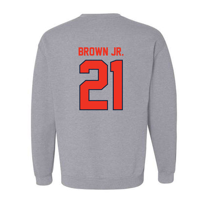 Syracuse - NCAA Football : Fran Brown Jr. - Classic Shersey Crewneck Sweatshirt-1