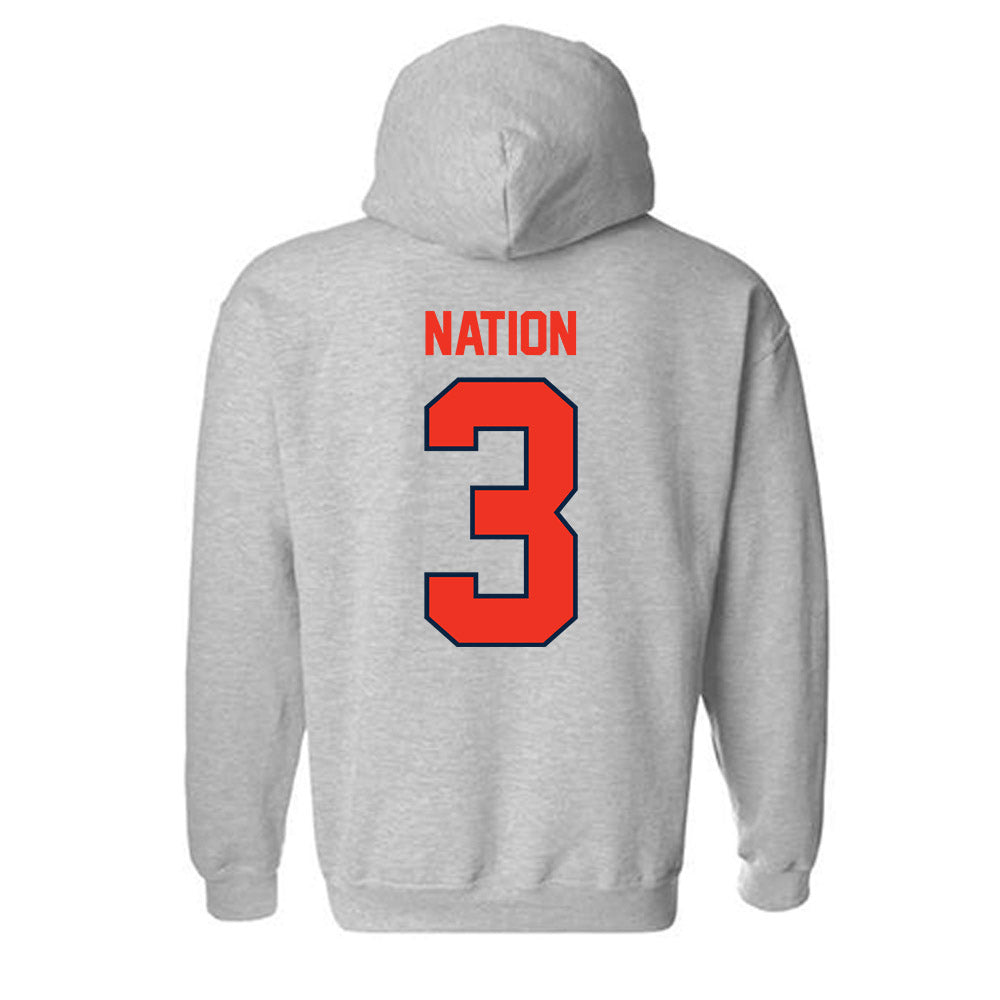 Syracuse - NCAA Women's Field Hockey : Henrietta Nation - Classic Shersey Hooded Sweatshirt-1
