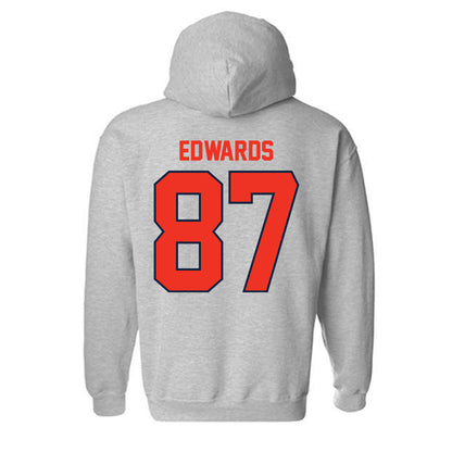 Syracuse - NCAA Football : Nate Edwards - Classic Shersey Hooded Sweatshirt-1