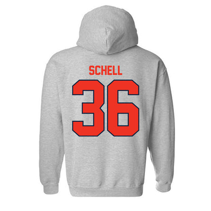 Syracuse - NCAA Men's Lacrosse : Jack Schell - Classic Shersey Hooded Sweatshirt-1