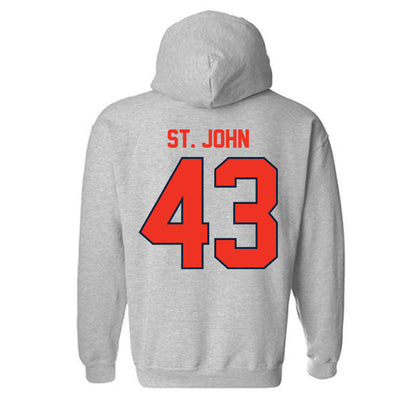 Syracuse - NCAA Football : Garvin St. John - Classic Shersey Hooded Sweatshirt-1