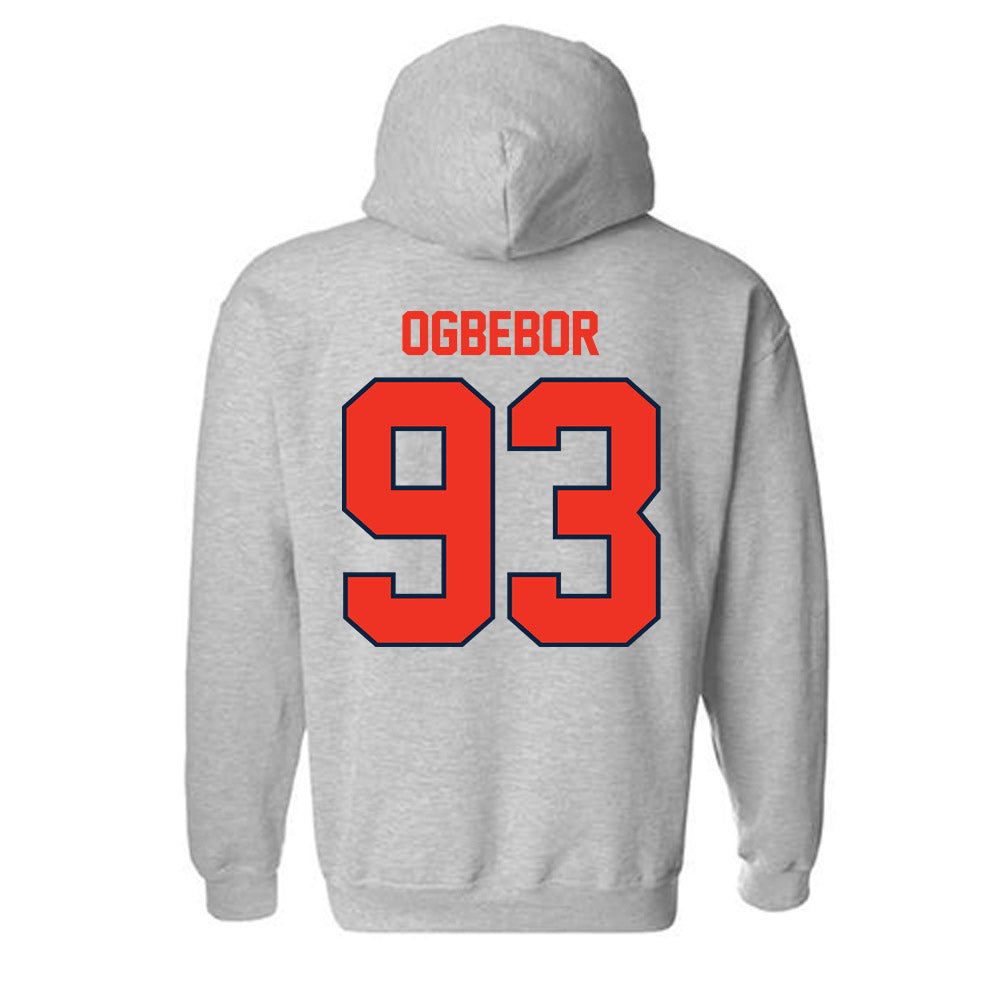 Syracuse - NCAA Football : Nissi Ogbebor - Classic Shersey Hooded Sweatshirt-1