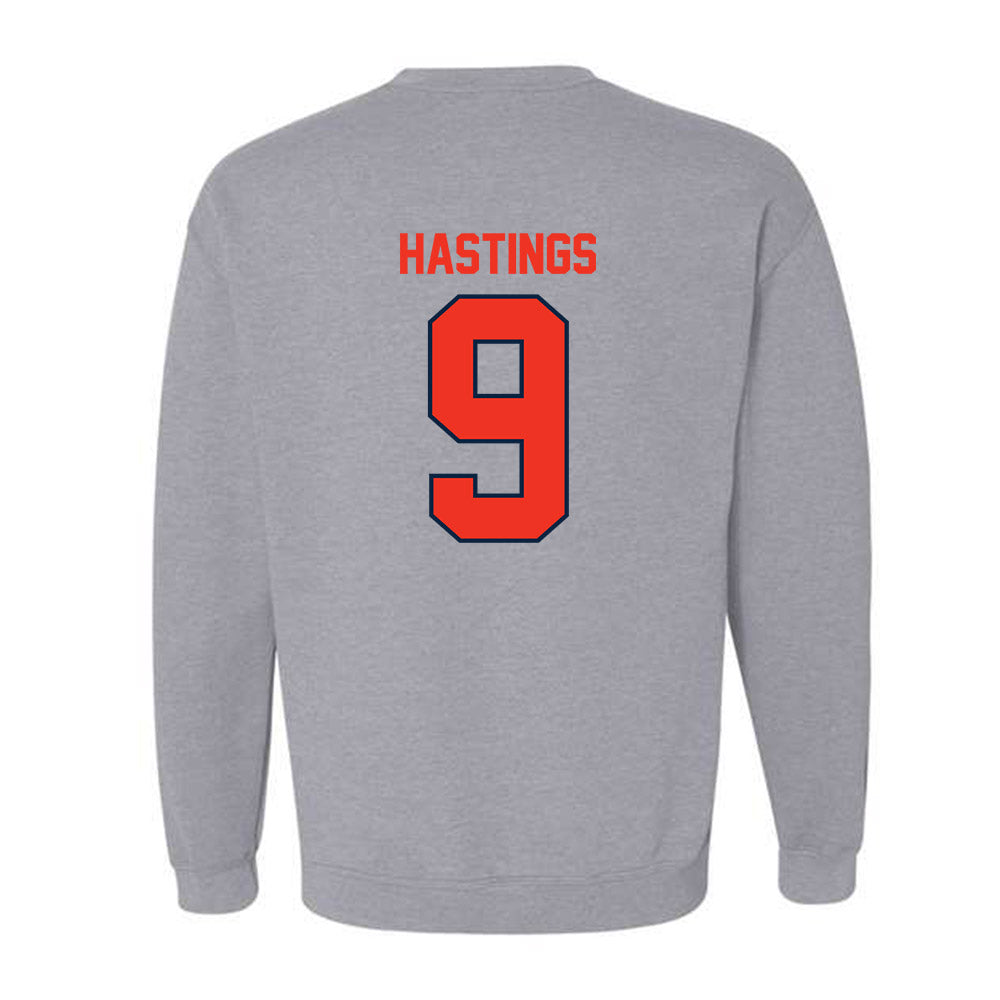 Syracuse - NCAA Football : Isaiah Hastings - Classic Shersey Crewneck Sweatshirt-1