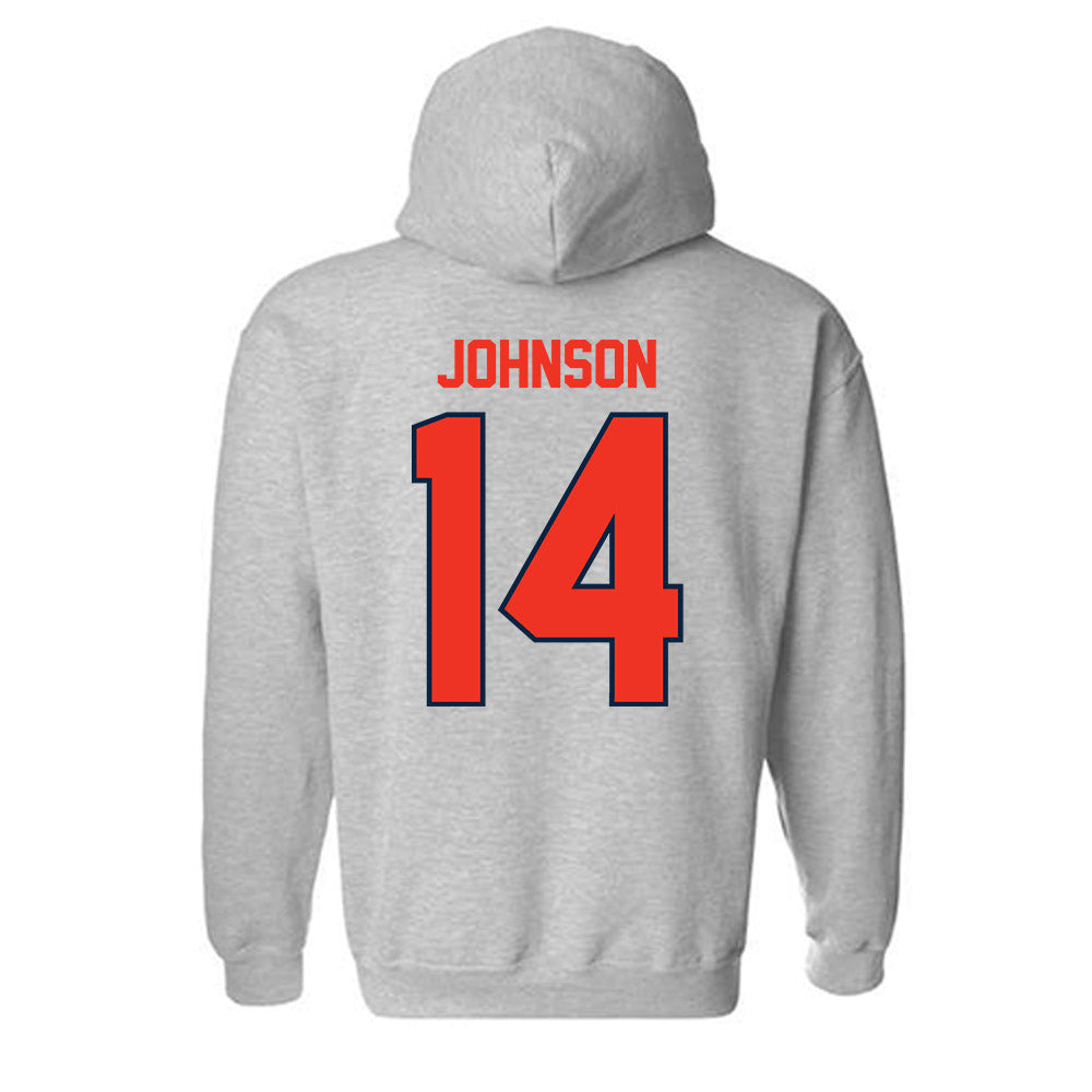 Syracuse - NCAA Football : Darius Johnson - Classic Shersey Hooded Sweatshirt-1