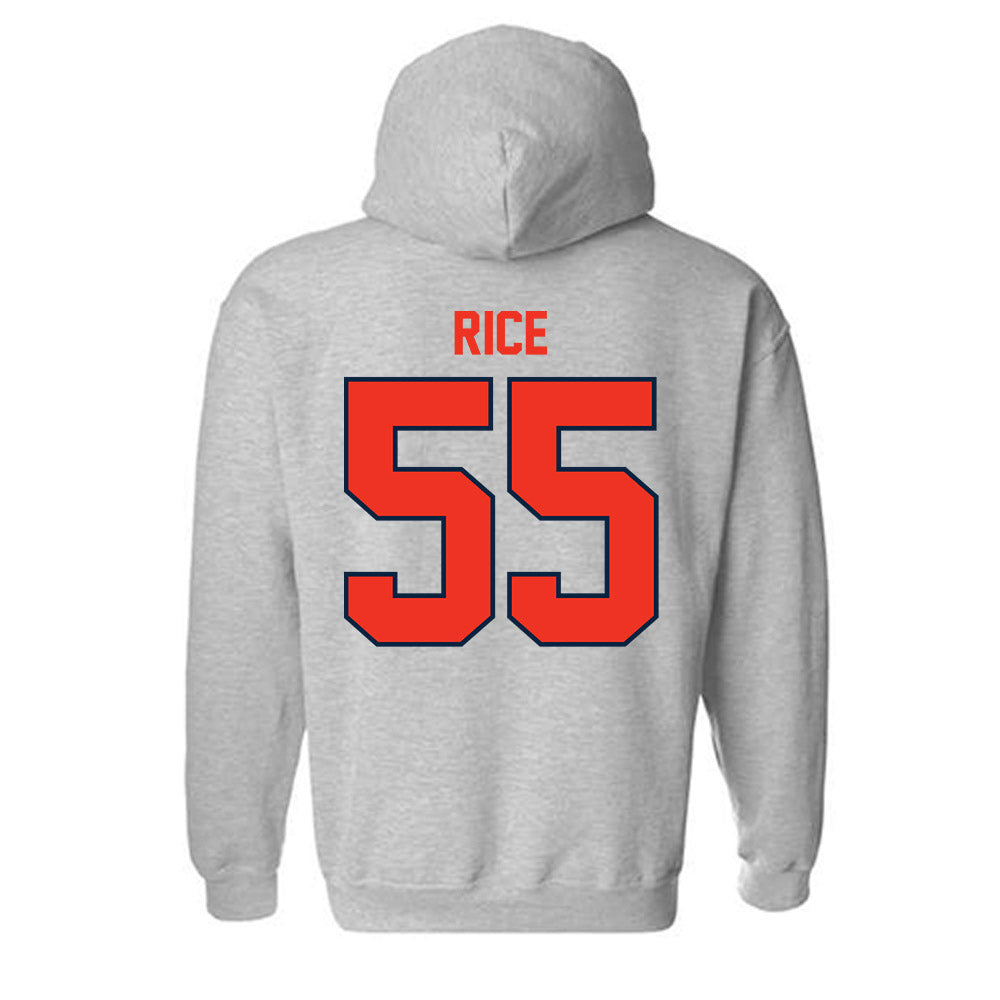 Syracuse - NCAA Football : Zach Rice - Classic Shersey Hooded Sweatshirt-1