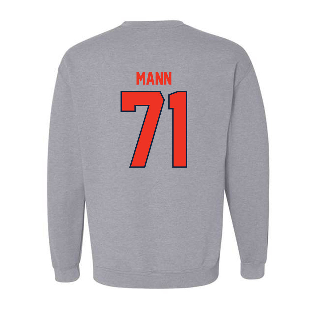 Syracuse - NCAA Football : Jayden Mann - Classic Shersey Crewneck Sweatshirt-1