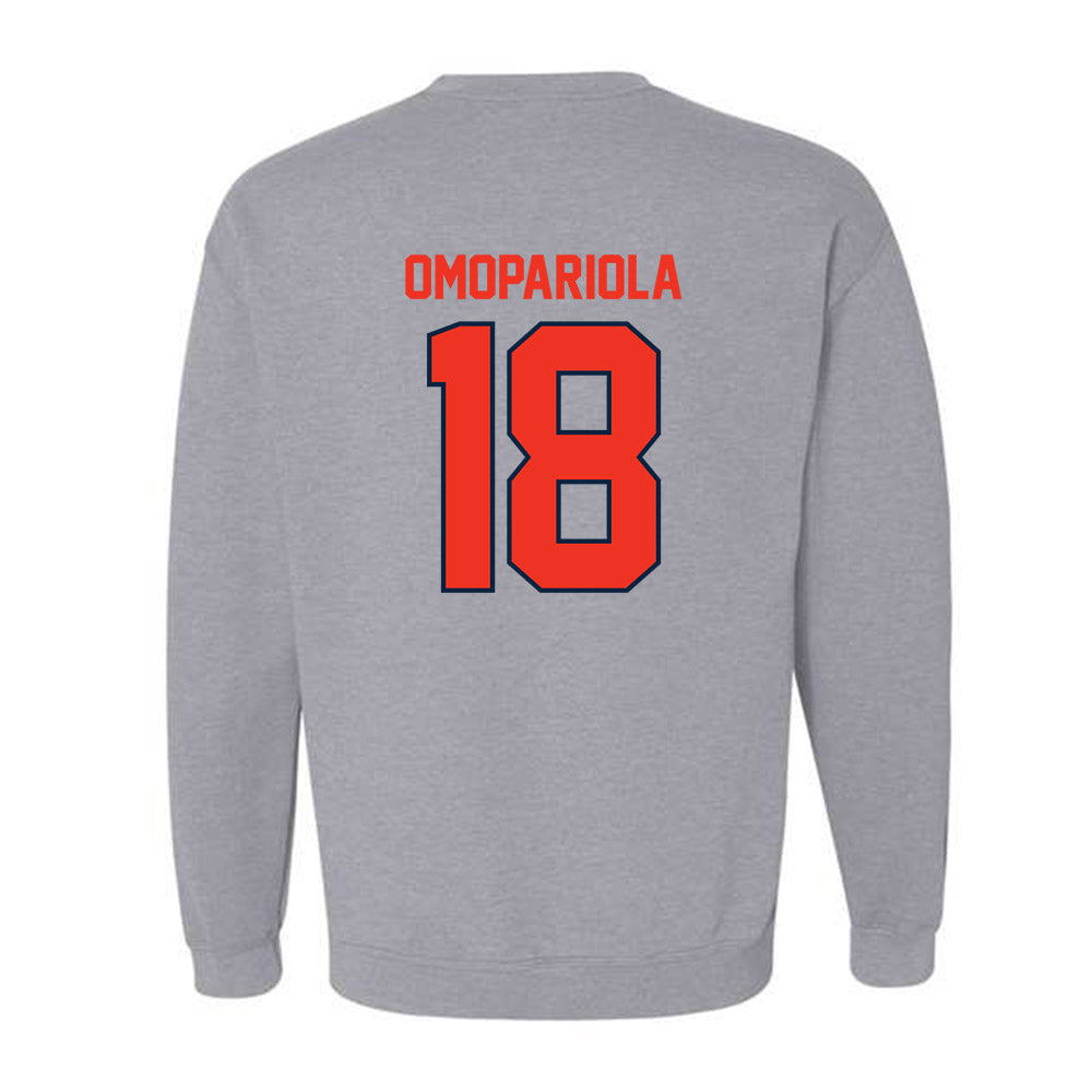 Syracuse - NCAA Football : David Omopariola - Classic Shersey Crewneck Sweatshirt-1