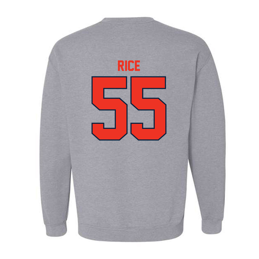 Syracuse - NCAA Football : Zach Rice - Classic Shersey Crewneck Sweatshirt-1