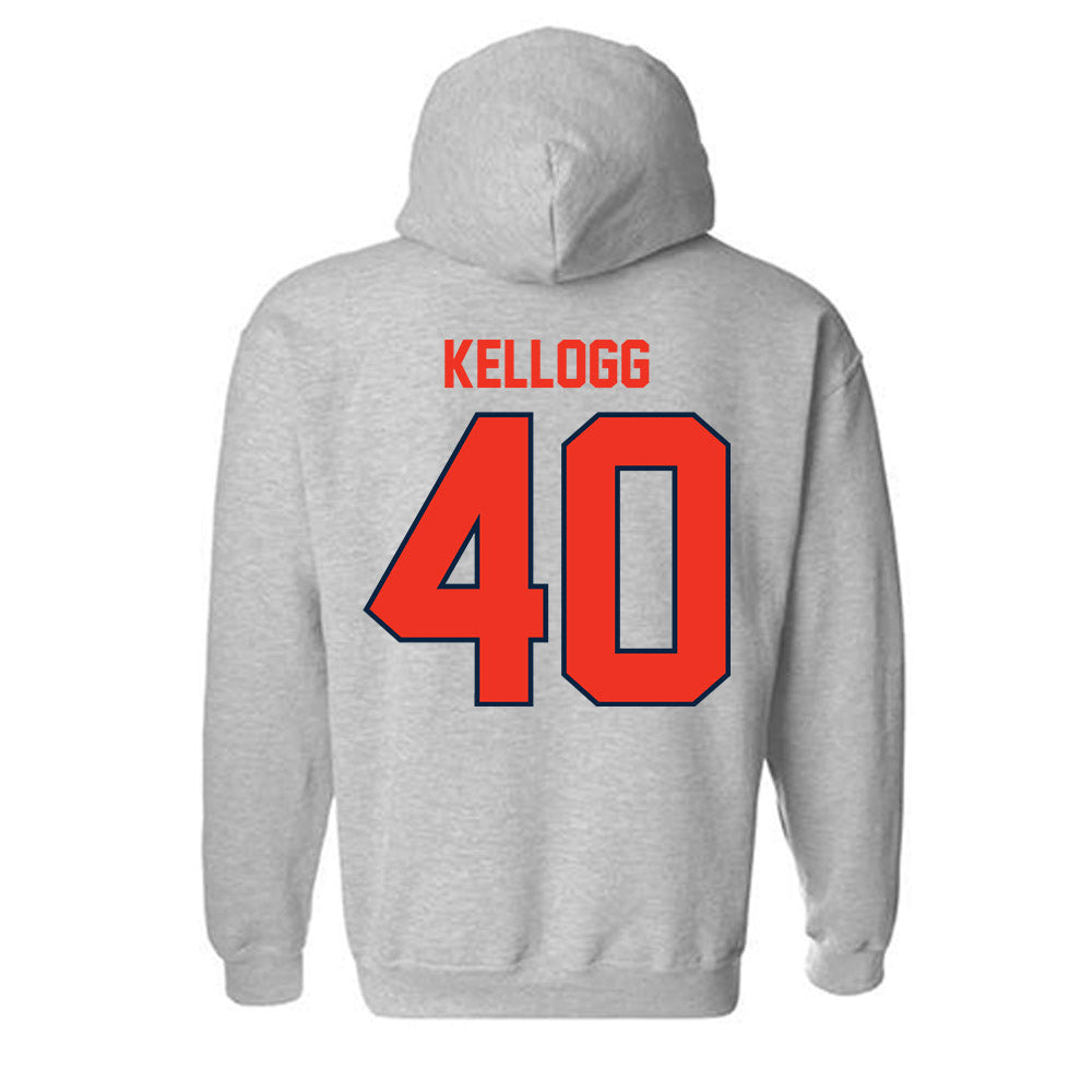 Syracuse - NCAA Men's Lacrosse : Tucker Kellogg - Classic Shersey Hooded Sweatshirt-1