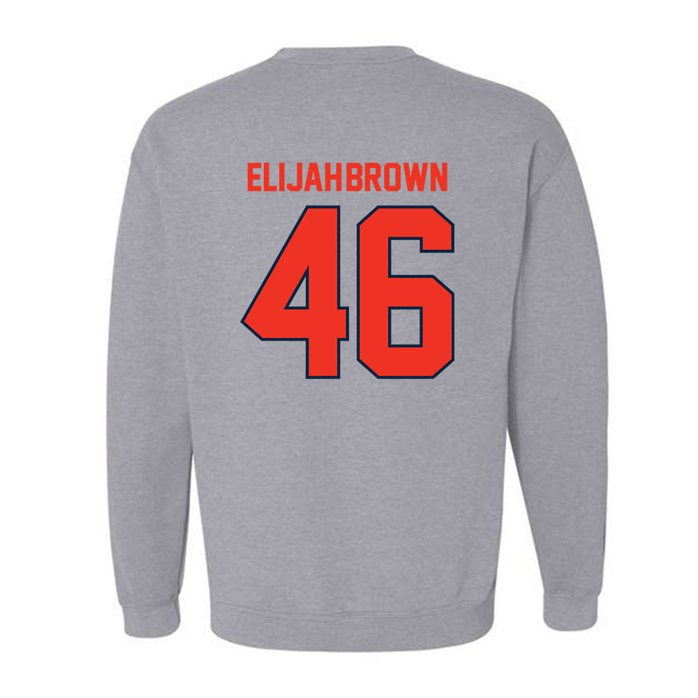 Syracuse - NCAA Men's Lacrosse : Gregory Elijah-Brown - Classic Shersey Crewneck Sweatshirt-1