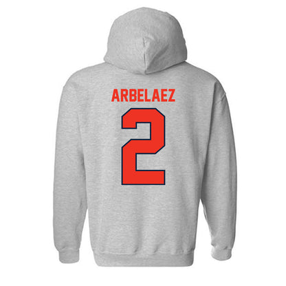 Syracuse - NCAA Women's Soccer : Julia Arbelaez - Classic Shersey Hooded Sweatshirt-1