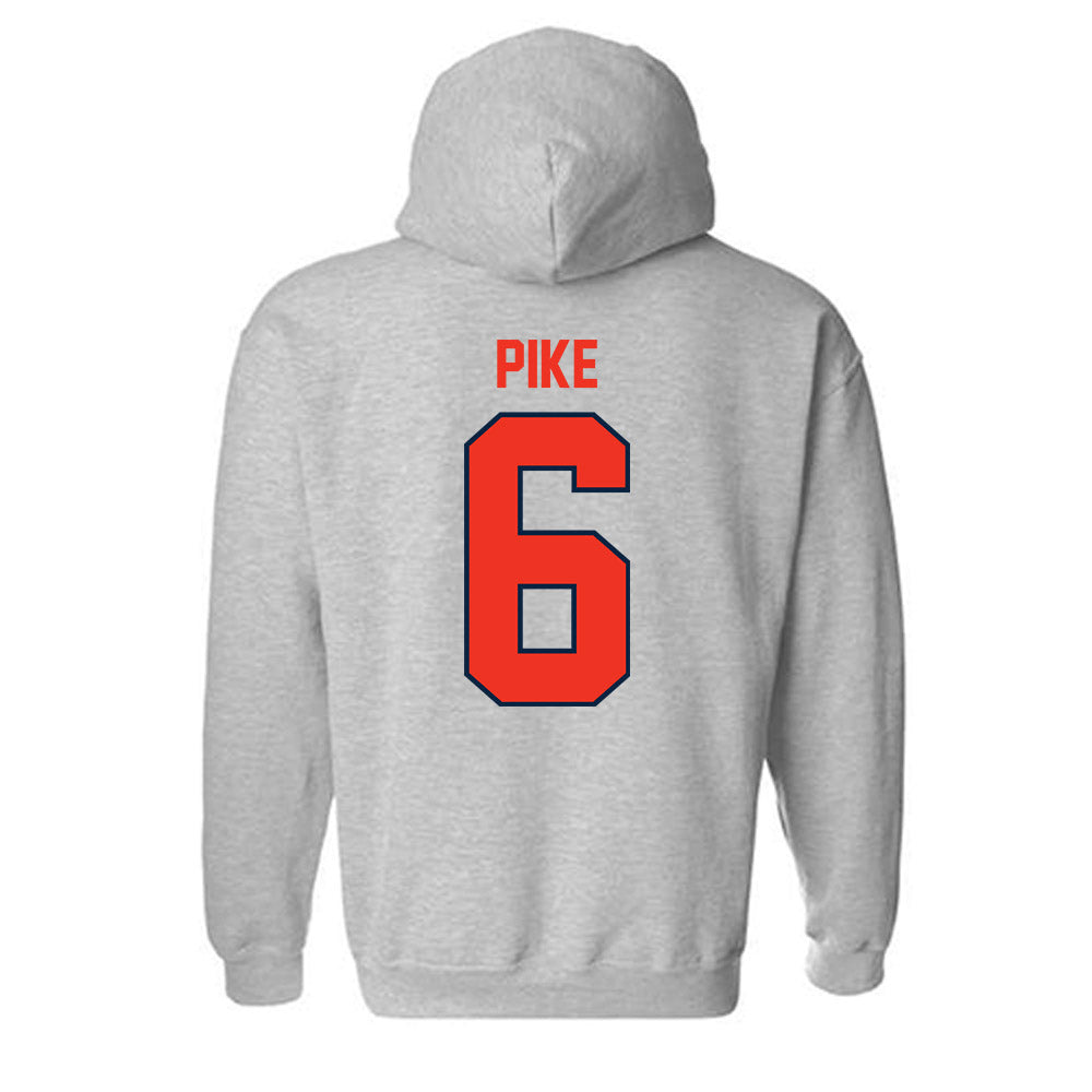 Syracuse - NCAA Men's Lacrosse : Braydon Pike - Classic Shersey Hooded Sweatshirt-1