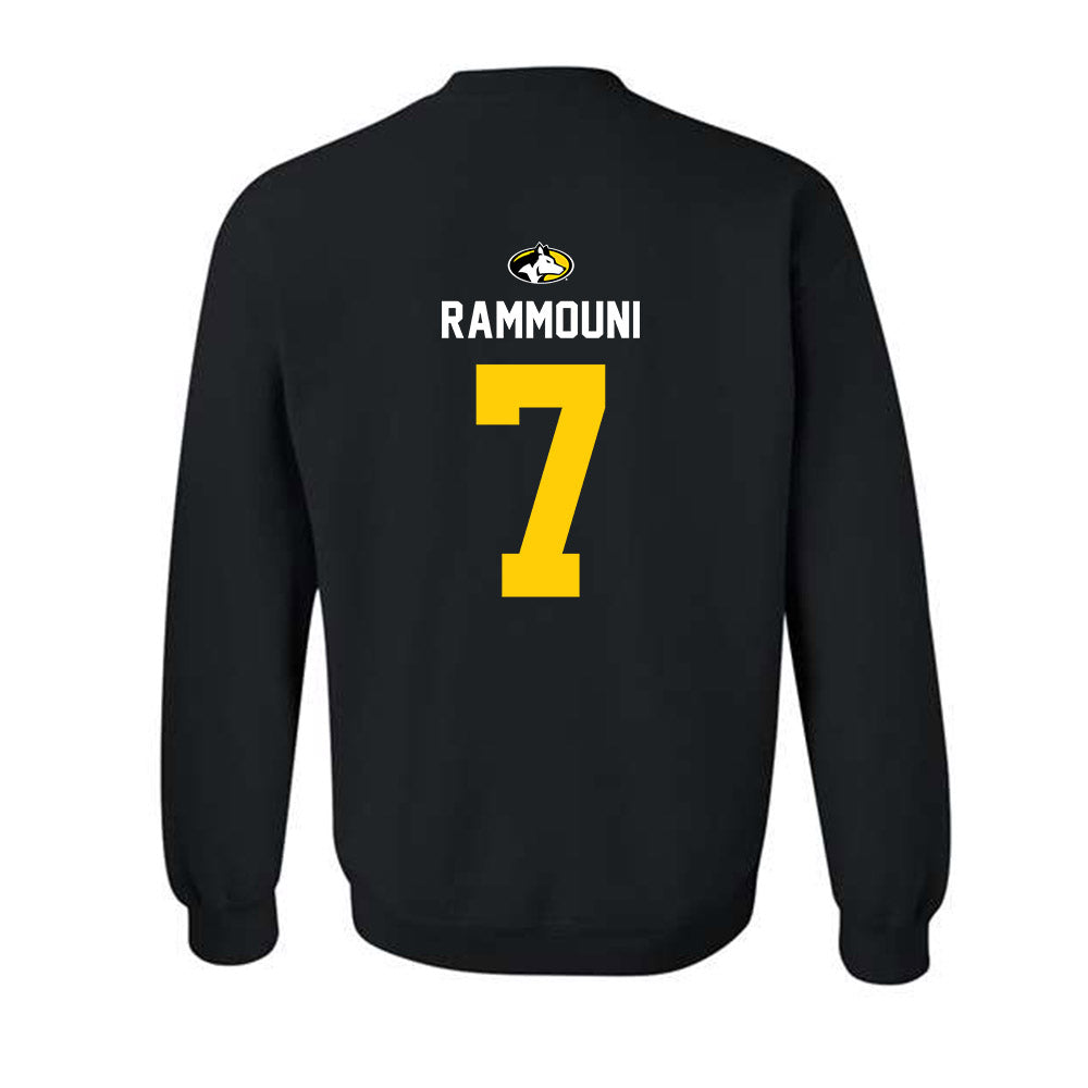 Michigan Tech - NCAA Football : Adam Rammouni - Generic Shersey Crewneck Sweatshirt-1