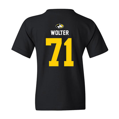 Michigan Tech - NCAA Football : Mason Wolter - Generic Shersey Youth T-Shirt-1
