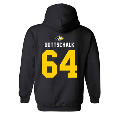 Michigan Tech - NCAA Football : Chris Gottschalk - Generic Shersey Hooded Sweatshirt-1