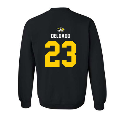 Michigan Tech - NCAA Football : Samuel Delgado - Generic Shersey Crewneck Sweatshirt-1