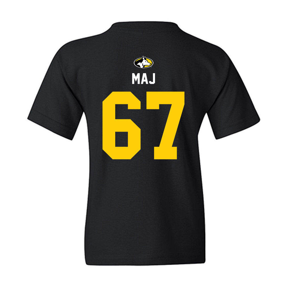 Michigan Tech - NCAA Football : Max Maj - Generic Shersey Youth T-Shirt-1