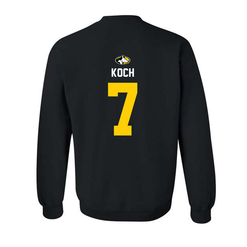 Michigan Tech - NCAA Football : Chase Koch - Generic Shersey Crewneck Sweatshirt-1