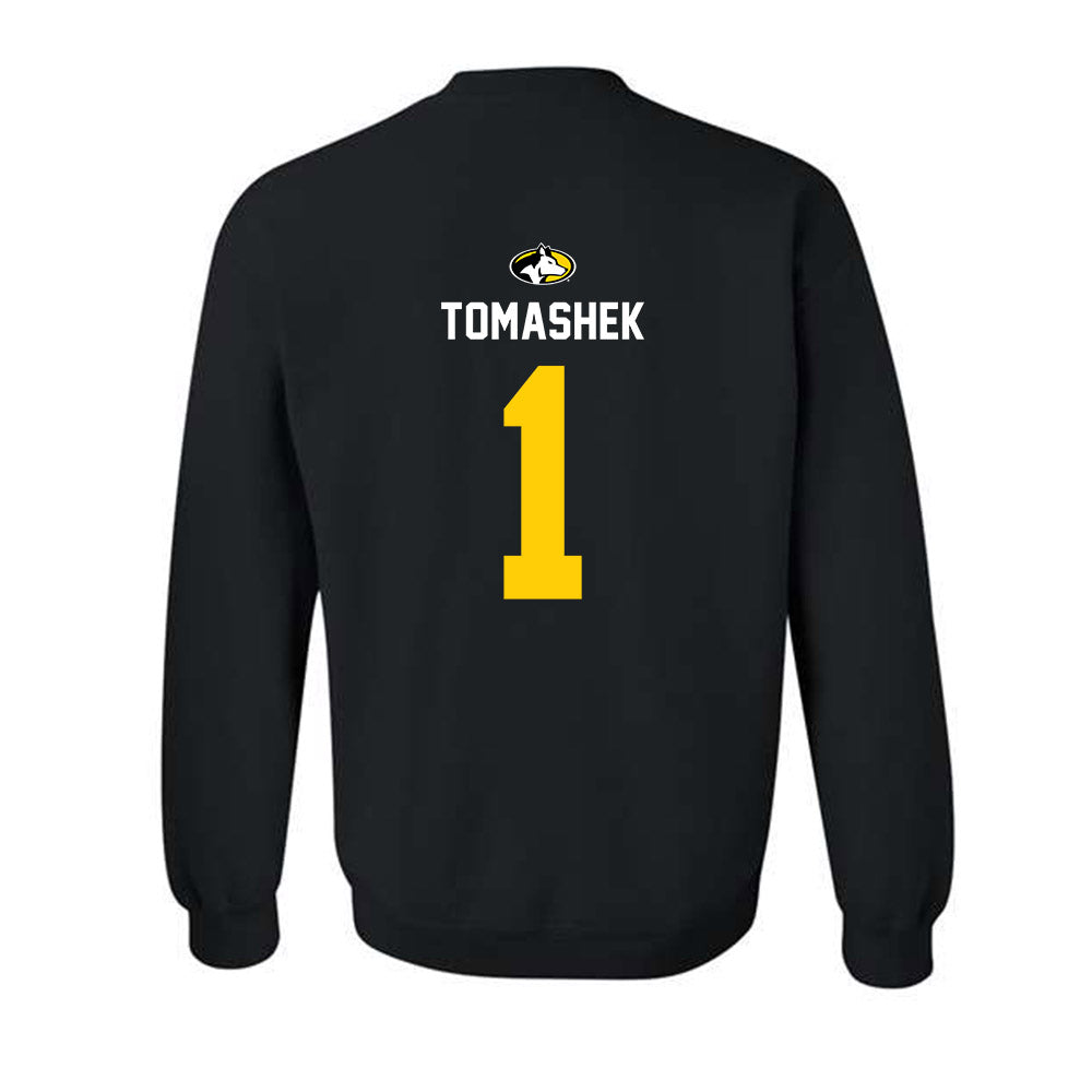 Michigan Tech - NCAA Men's Basketball : Marcus Tomashek - Generic Shersey Crewneck Sweatshirt