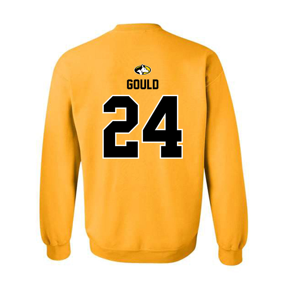 Michigan Tech - NCAA Men's Ice Hockey : Rylan Gould - Generic Shersey Crewneck Sweatshirt-1