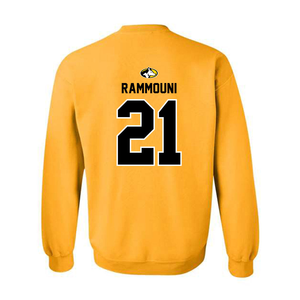 Michigan Tech - NCAA Football : Adam Rammouni - Generic Shersey Crewneck Sweatshirt-1