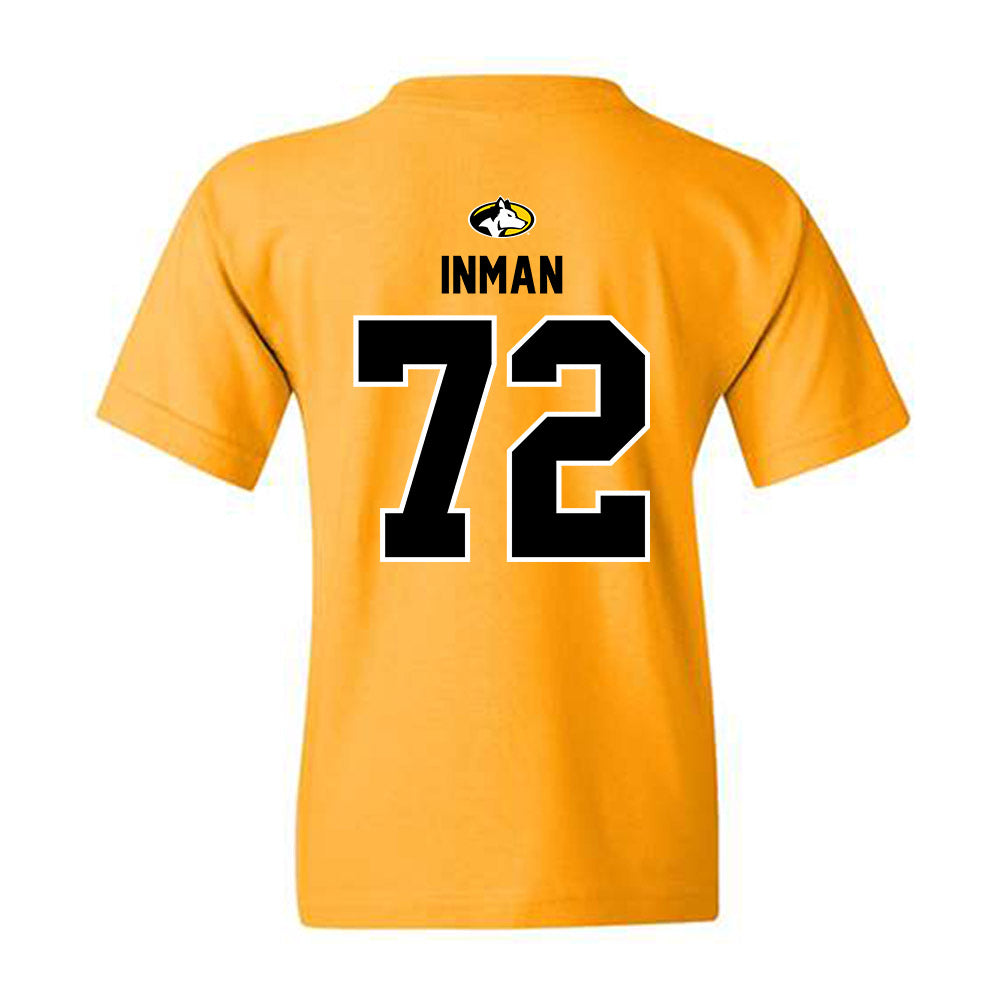 Michigan Tech - NCAA Football : Bryar Inman - Generic Shersey Youth T-Shirt-1