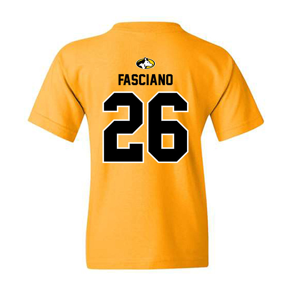 Michigan Tech - NCAA Men's Ice Hockey : Luca Fasciano - Generic Shersey Youth T-Shirt-1