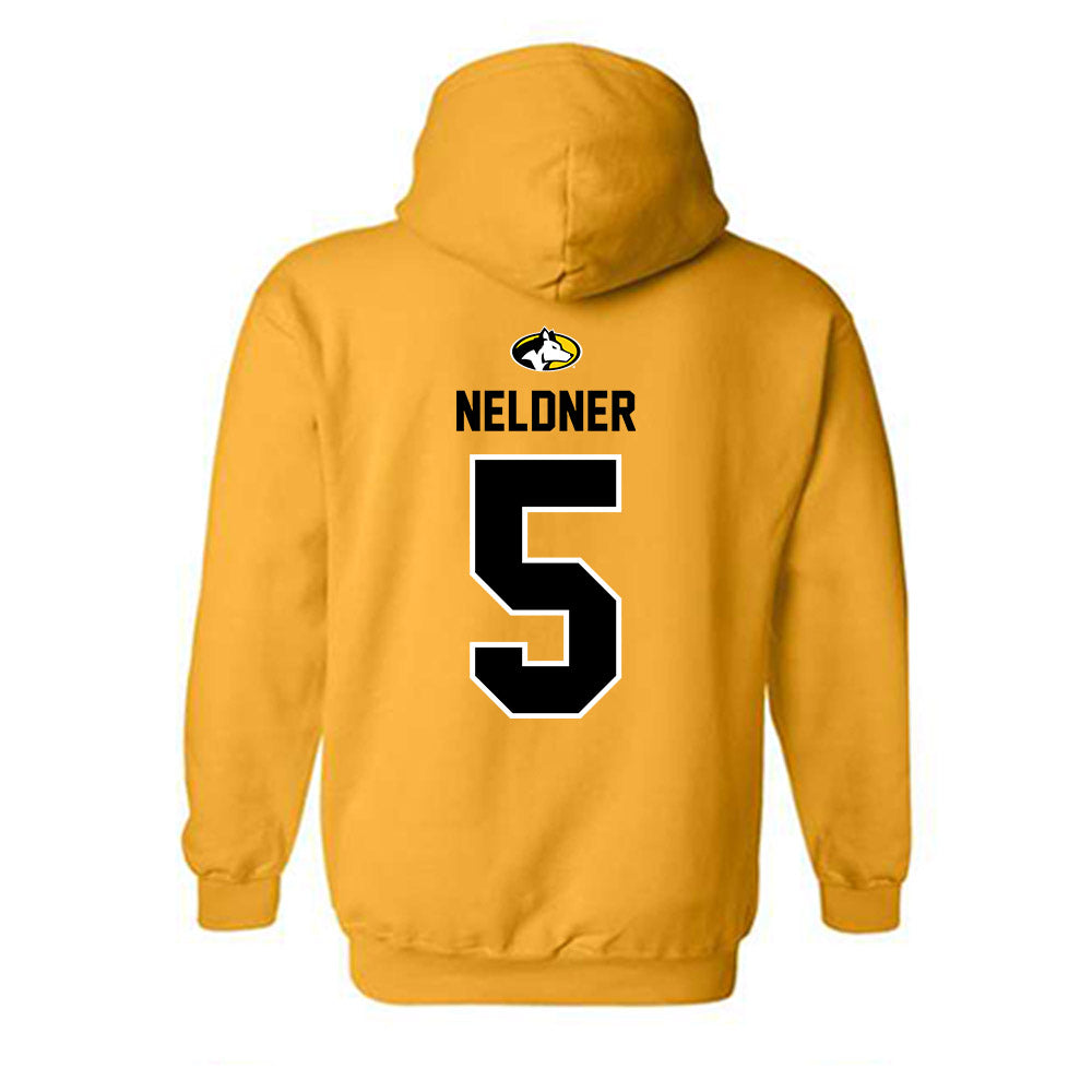 Michigan Tech - NCAA Women's Soccer : Harper Neldner - Generic Shersey Hooded Sweatshirt-1