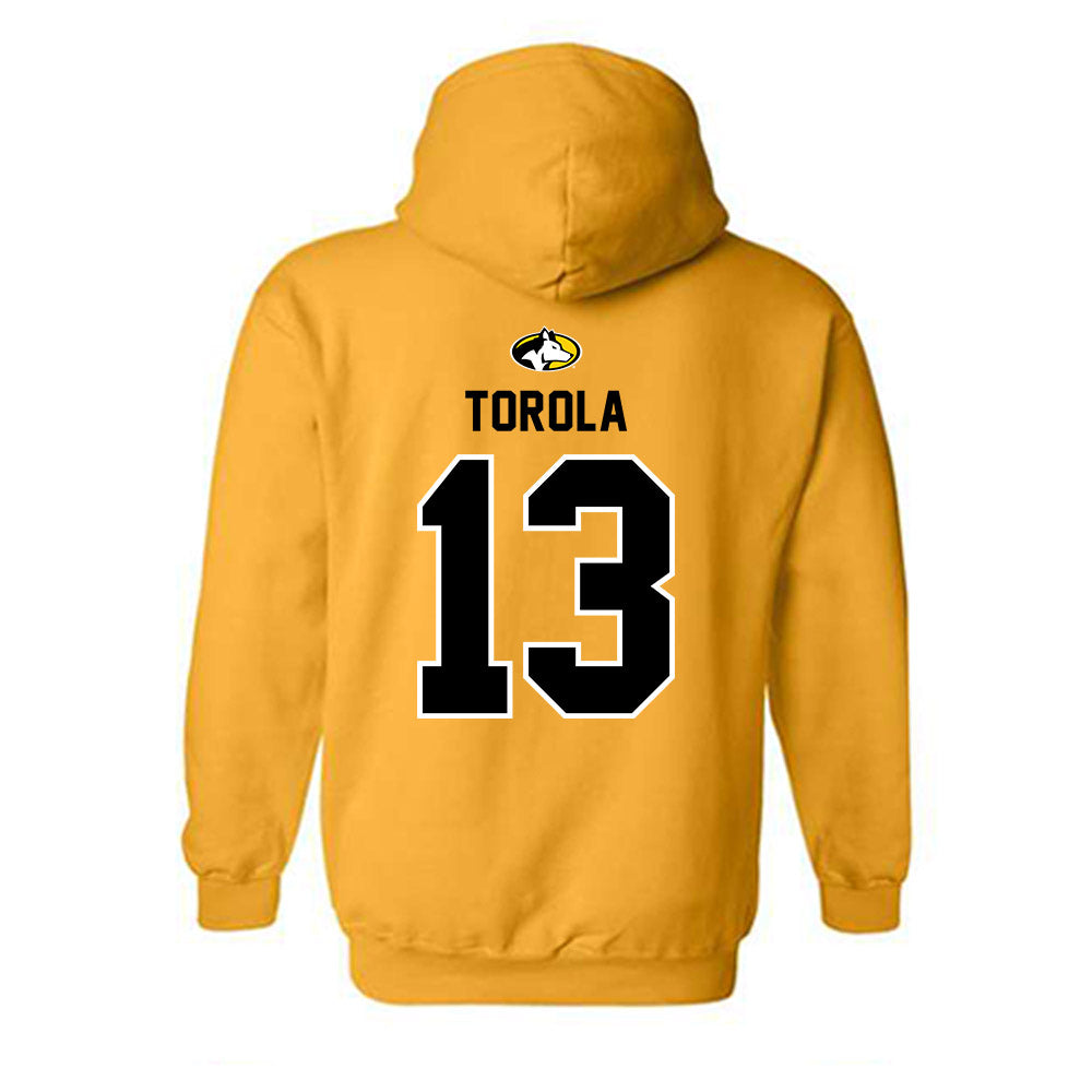 Michigan Tech - NCAA Women's Volleyball : Madelyn Torola - Generic Shersey Hooded Sweatshirt-1