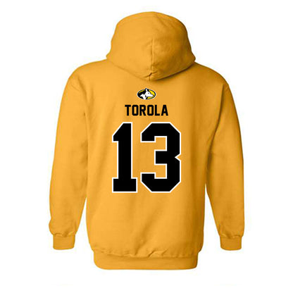 Michigan Tech - NCAA Women's Volleyball : Madelyn Torola - Generic Shersey Hooded Sweatshirt-1
