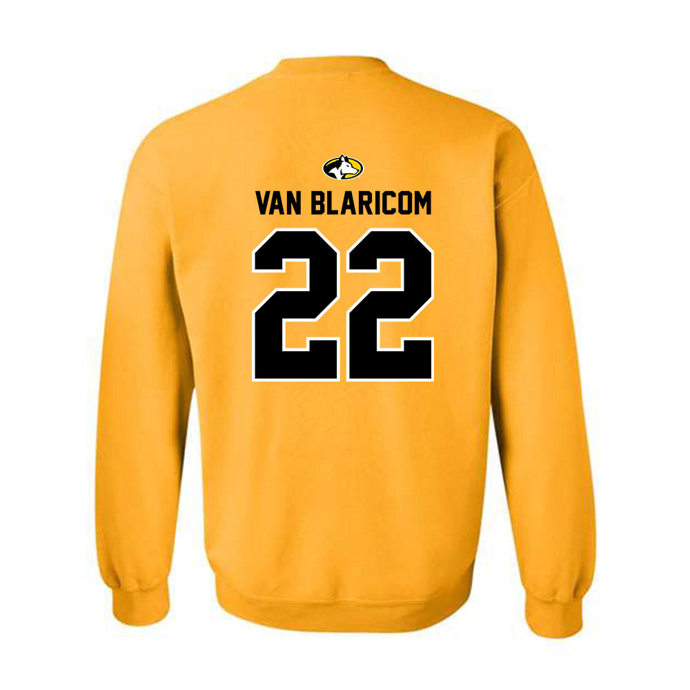 Michigan Tech - NCAA Men's Ice Hockey : Matthew Van Blaricom - Generic Shersey Crewneck Sweatshirt-1