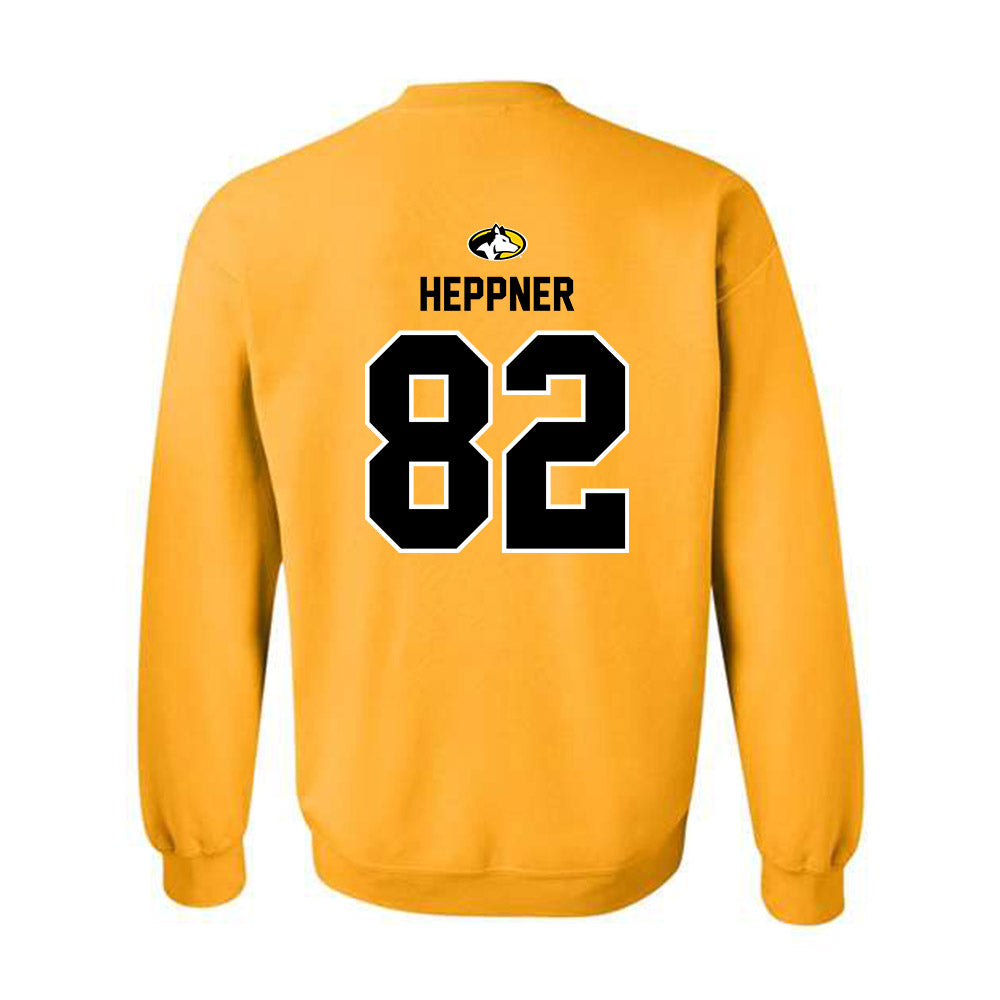 Michigan Tech - NCAA Football : Drew Heppner - Generic Shersey Crewneck Sweatshirt-1