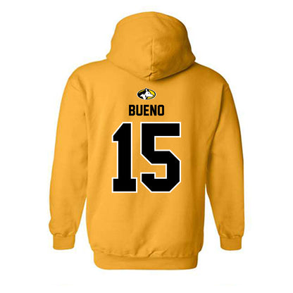 Michigan Tech - NCAA Football : Alex Bueno - Generic Shersey Hooded Sweatshirt-1