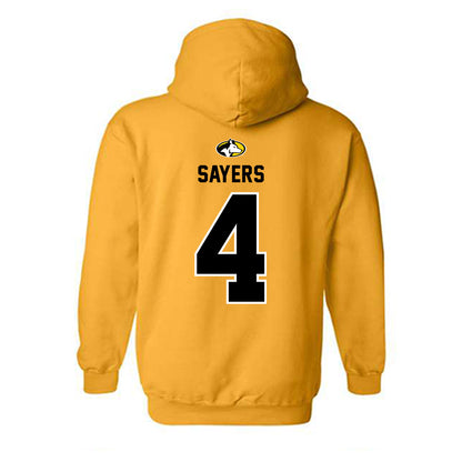 Michigan Tech - NCAA Women's Soccer : Abbey Sayers - Generic Shersey Hooded Sweatshirt-1